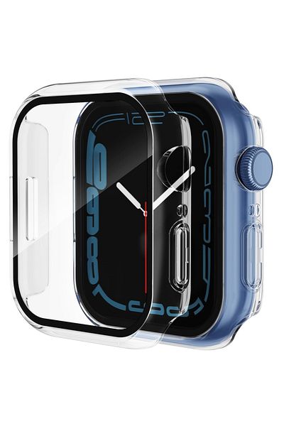 SKYDDAR INNOVATION 360° Ultra-thin Shockproof Case For Apple Watch 7 (45MM), Full Screen - Transparent