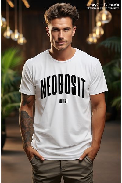 StoryGift Romania Tricou Barbati Cuvantul Neobosit, Motivational, Self Help, Intelegere De Sine, Apreciere, Stg