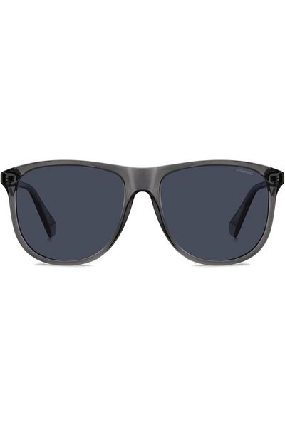 Polaroid Ochelari de soare polarizați pentru bărbați Pld 4178/s Kb7/c3, plastic, gri, 58 mm