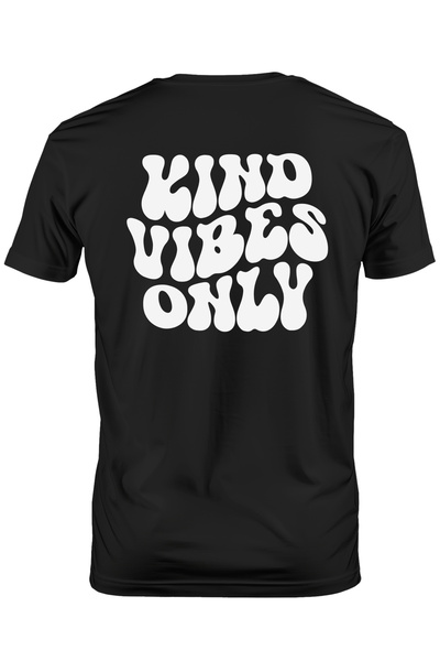 StoryGift Romania Tricou Barbati cu mesajul in engleza "Kind vibes only" - do...
