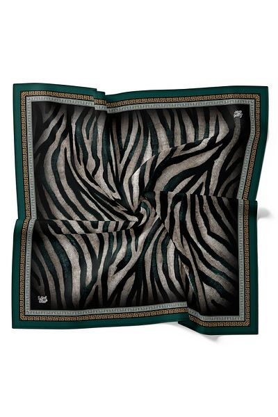 Levidor Φουλάρι με μοτίβο Zebra με αστραφτερό κρύσταλλο