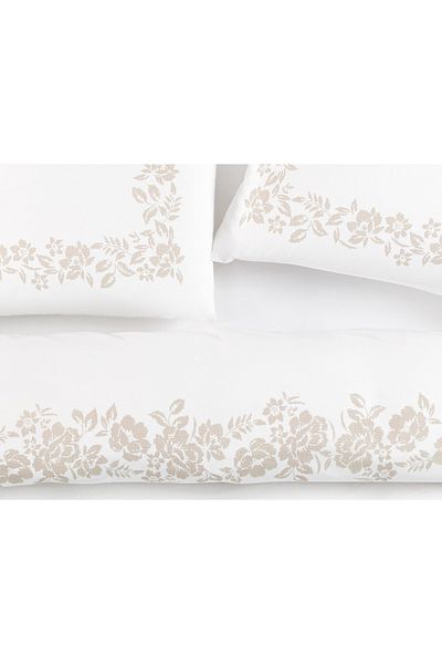 Madame Coco Gene Double Personality 100% Cotton Duvet Cover Set - Beige