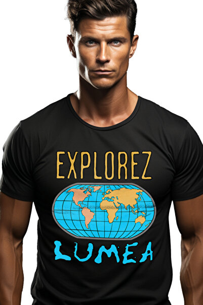StoryGift Romania Tricou Barbati Planta Terra Turtita Text Explorez Lumea Cu ...