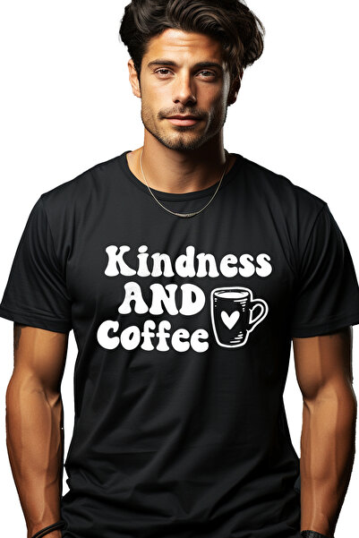 StoryGift Romania Tricou Barbati Pentru Iubitorii De Cafea Cu Textul In Engle...