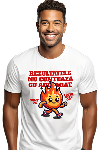 StoryGift Romania Tricou Barbati Rezultatele Nu Conteaza Cu Adevarat - Sunt O...