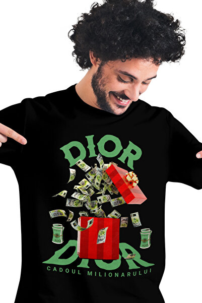 StoryGift Romania Men's T-shirt - Millionaire's Gift With Front Print, 100% C...