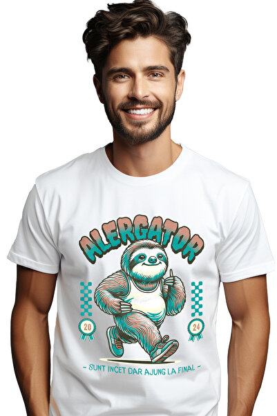 StoryGift Romania Tricou Barbati Alergator - Sunt Incet Dar Ajung La Final Cu...