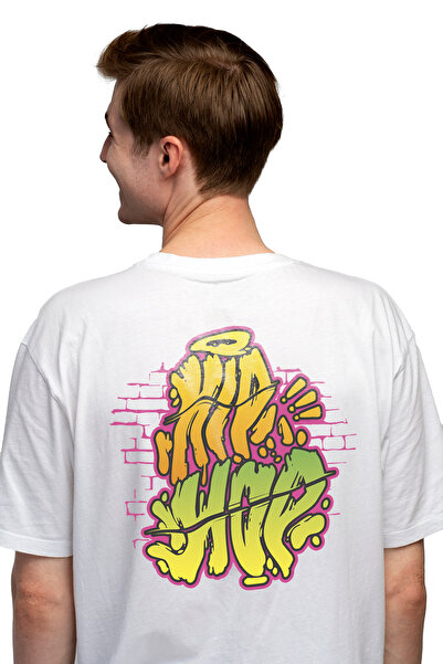 StoryGift Romania Tricou bărbătesc cu mesaj hip hop, ilustrație graffiti, per...