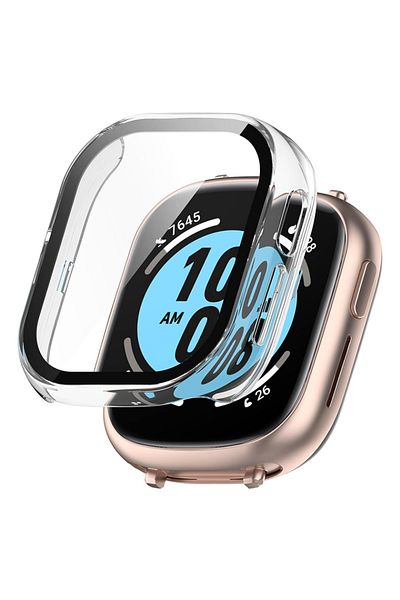 SKYDDAR INNOVATION 360° Ultra-Thin Anti-Shock Protective Case for Honor Watch 4, Full Screen - Transparent