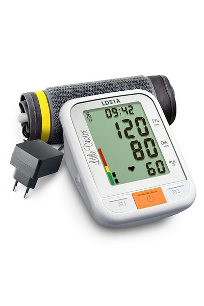 Little Doctor Little Doctor LD 51a electronic upper arm blood pressure monitor, XXL display, arrhythmia detector
