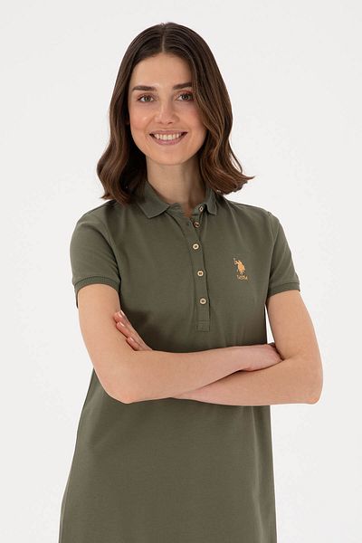 U.S. Polo Assn. Γυναικείο φόρεμα Gurlın Khaki 2075130
