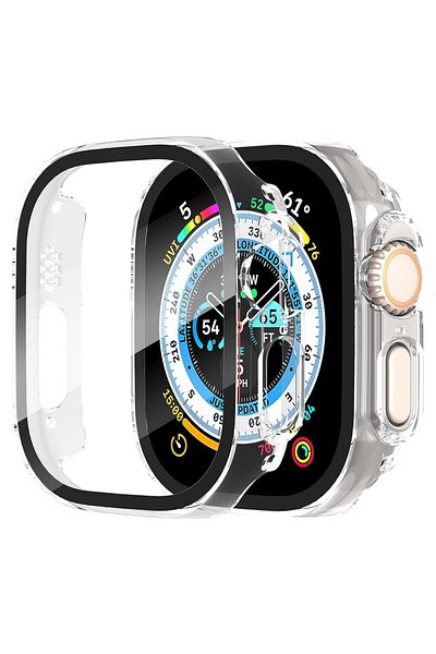 SKYDDAR INNOVATION 360° Ultra-thin Protective Case For Apple Watch Ultra / Ultra 2, Full Screen - Transparent