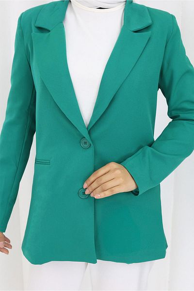 Modamihram Women's Jacket Emerald 6146