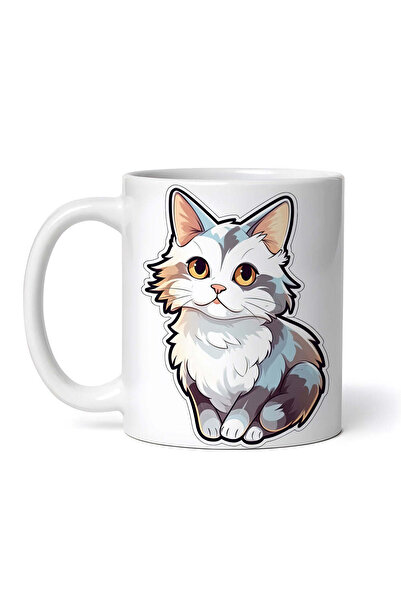 OEM Εξατομικευμένη λευκή κούπα, Binx the Cat, INOVATIX®. 330ml