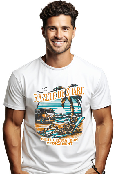 StoryGift Romania Tricou Barbati Razele De Soare Sunt Cel Mai Bun Medicament ...