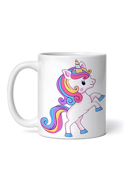 OEM Cană albă personalizată, Unicorn Sălător, INOVATIX®. 330 ml