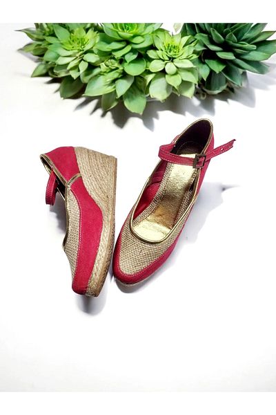 GokceKundura06 Stylish, Comfortable Summer Shoes with Straw Linen Buckle
