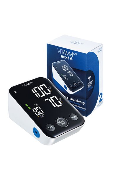 Vitammy Electronic upper arm blood pressure monitor VITAMMY Next 6, USB plug