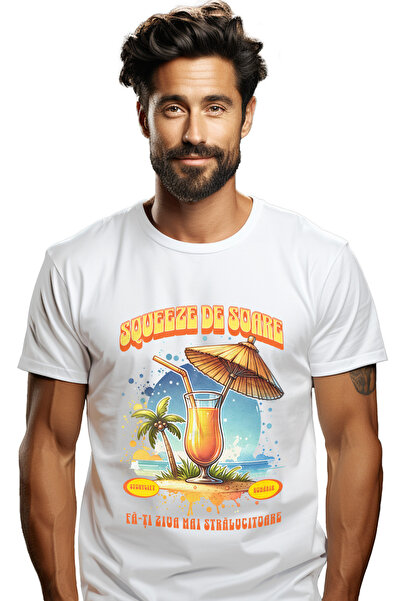 StoryGift Romania Tricou Barbati Squeeze De Soare Adauga Stralucire Cocktail ...
