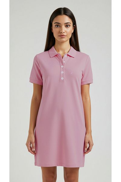 Nautica Short sleeve Premium Cotton Knee length Dress