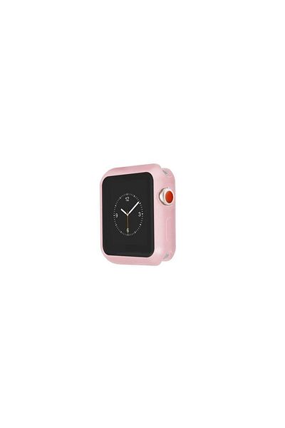 REDz Accessories Silicone Protective Case, Apple Watch 1/2/3/4/5/6, Pink - Apple Watch 4/5/6/se 44mm