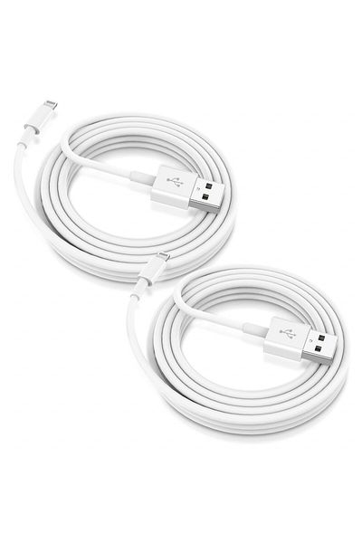Susnwere Set Of 2 Charging Cables For Iphone , White, 2 M