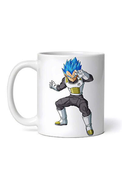 OEM Cană albă personalizată, Vegeta Super Saiyan Dragon Ball Z în apărare, IN...