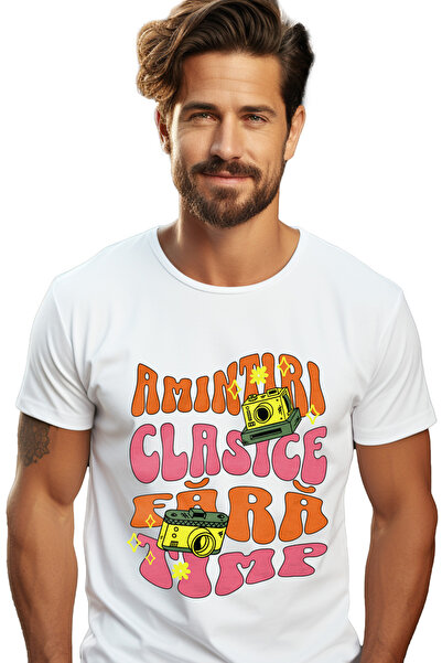 StoryGift Romania Tricou Barbati Amintiri Clasice Fara Timp Aparat Foto Arta ...