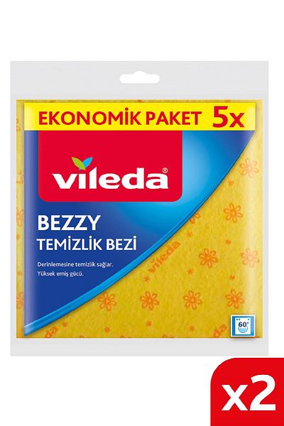 Vileda 5-piece Bezzy Cleaning Cloth - 2 Packs
