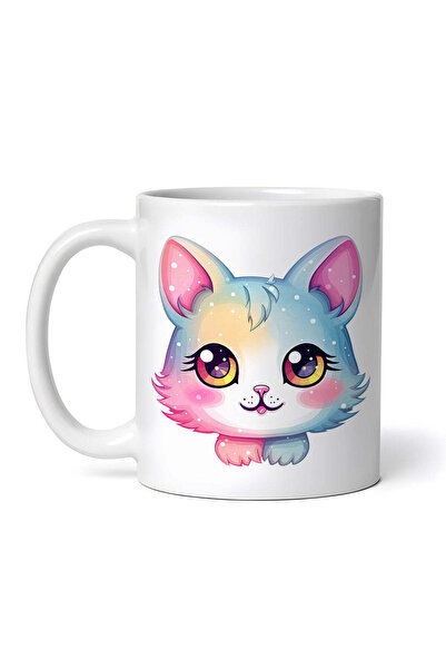 OEM Personalized white mug, Millie the Cat, INOVATIX®. 330ml