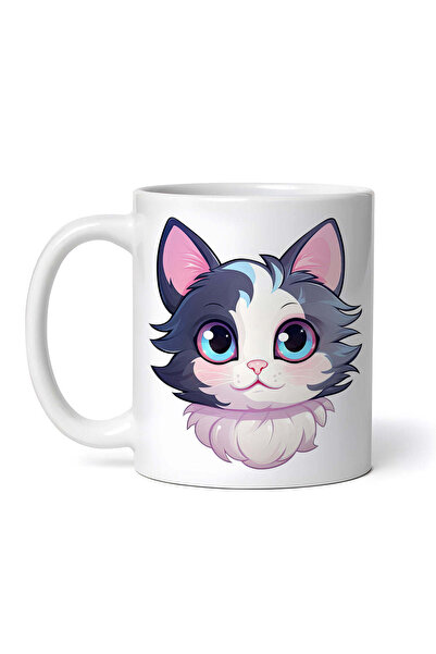 OEM Cană albă personalizată, Coco Cat, INOVATIX®. 330ml