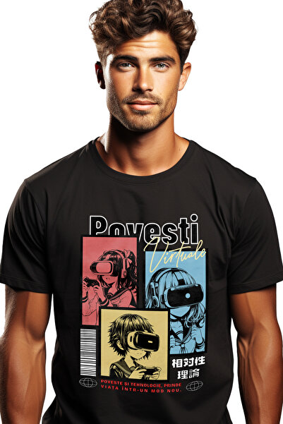 StoryGift Romania Tricou Barbati Copii Folosind Ochelarii Vr Povesti Virtuale...