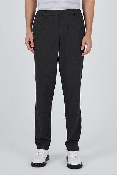 İmza Dark Anthracite Flexible Side Pocket Casual Standard Fit Jogger Trousers 1003250119