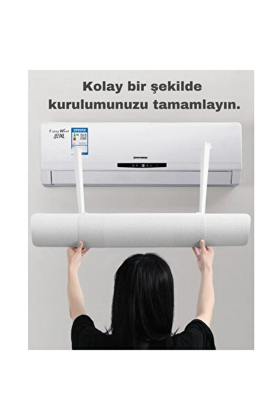 DigitalBazaar Klima Rüzgar Aparatı Tüm Duvar Tipi Klimalara Uygun Doğrudan Üf...
