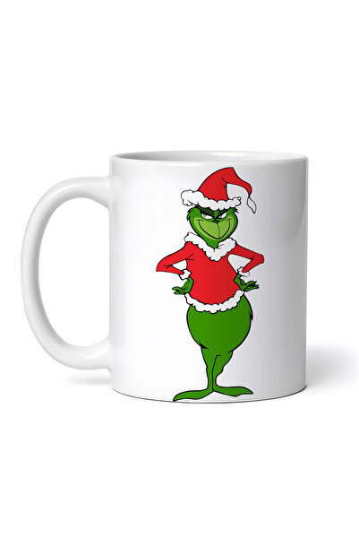 OEM Cană albă personalizată, Grinch care a furat Crăciunul, INOVATIX®. 330ml