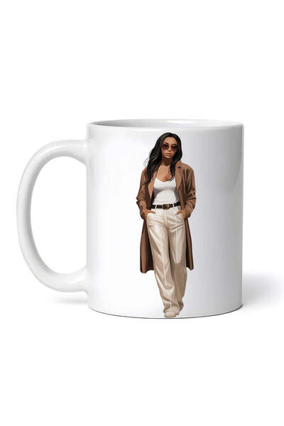 OEM Εξατομικευμένη λευκή κούπα, Maia Women's Clothing, INOVATIX®. 330ml