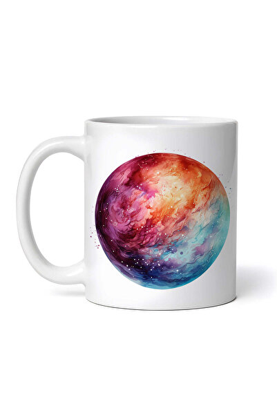 OEM Cană albă personalizată, Imagine Cosmică, INOVATIX®. 330ml