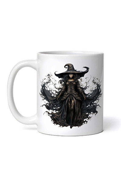OEM Cană albă personalizată, Vrăjitoarea Întunericului de Halloween, INOVATIX...