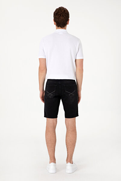 U.S. Polo Assn. Erkek Siyah Jean Şort 50304344-DN0027
