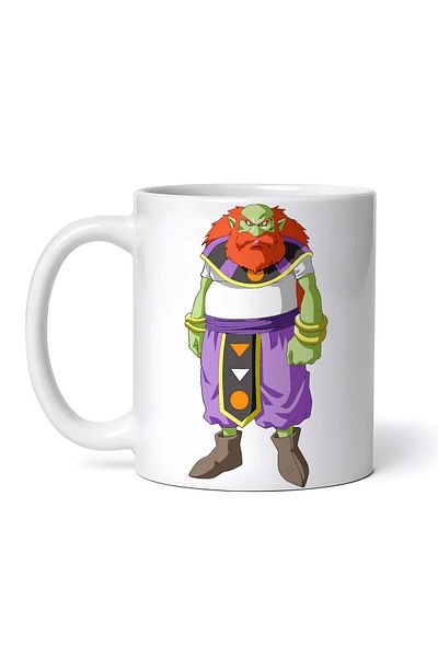 OEM Cană albă personalizată, cidru God of Destruction Dragon Ball, INOVATIX®. 330 ml