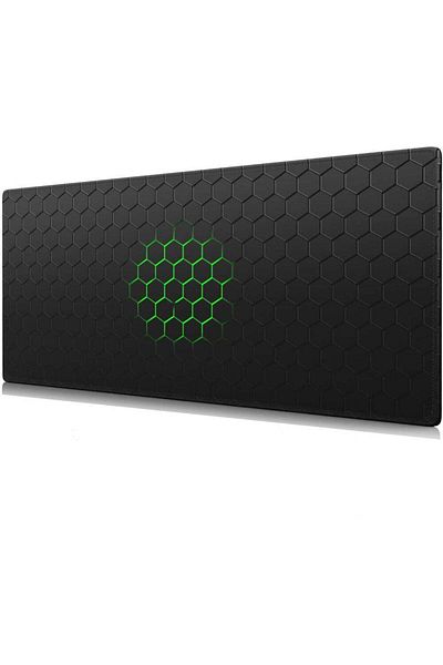 Velixo Large Rubber Mousepad, 80x30cm, Non-slip, Waterproof,anti-tear Edges,honeycomb Design, Office/gaming