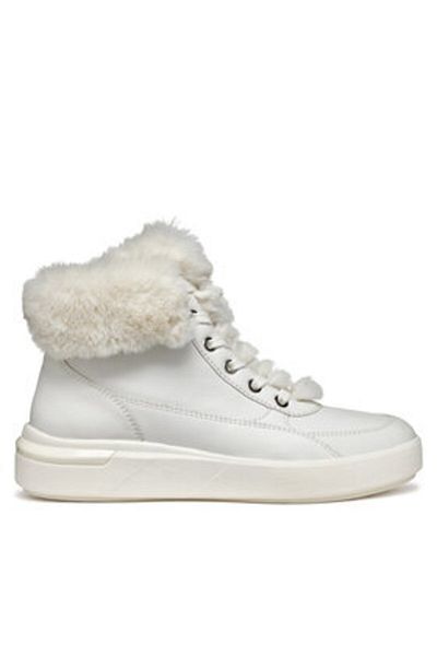 Geox women's ankle boots D46QFA-00085 white