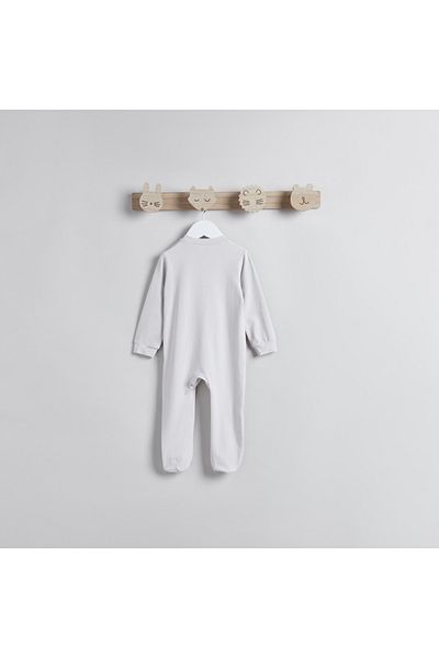 Juniors Horse Applique Sleepsuit with Round Neck and Long Sleeves