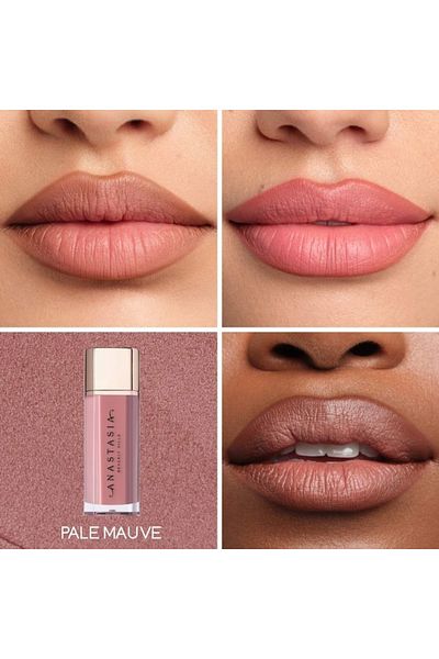 Anastasia Beverly Hills أحمر شفاه سائل مخملي بلون أرجواني فاتح - بني أرجواني فاتح 0.12 أونصة
