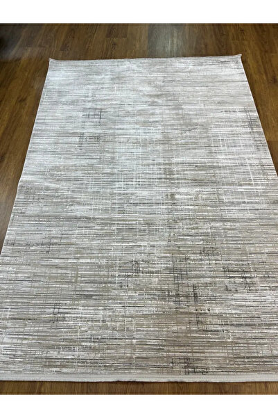 AKRİLİK GRİ BEJ MAKİNA HALISI 160x230
