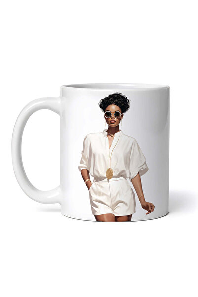 OEM Εξατομικευμένη λευκή κούπα, Marisa Women's Clothing, INOVATIX®. 330ml