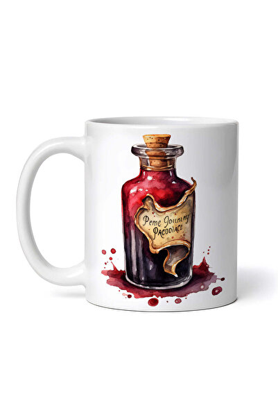 OEM Εξατομικευμένη λευκή κούπα, μπουκάλι Halloween Magic Potion Peme Jonny Pa...