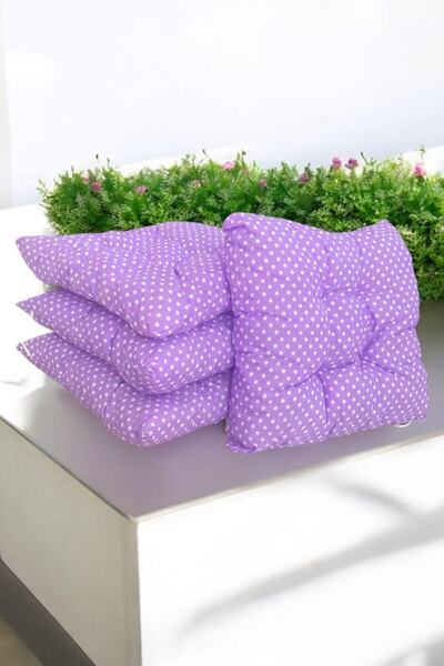 bt pasifik puantiyeli tekli sandalye minderi