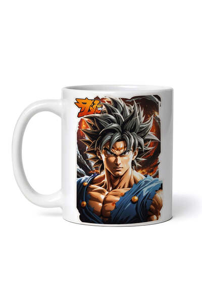 OEM Cană albă personalizată, Goku musculos, INOVATIX®. 330ml