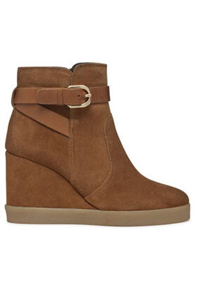 Geox women's ankle boots D46VQA-02243 brown
